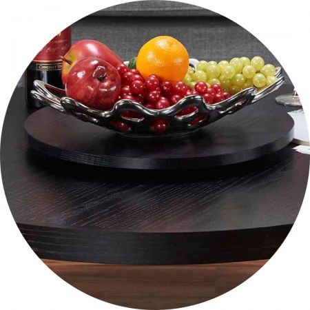 A középső tárcsa kialakítása kiemeli a középső beállítást.